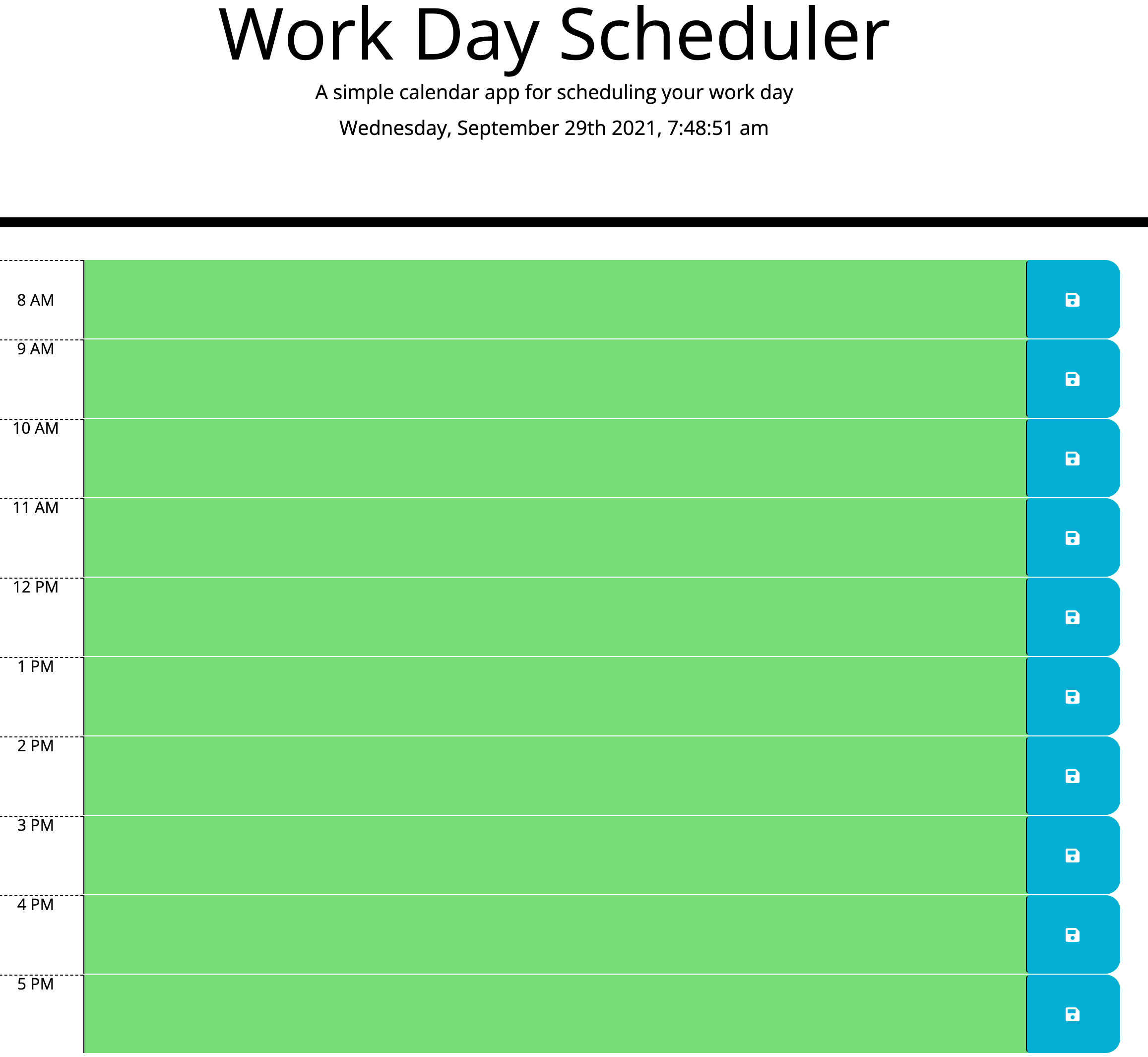 day-planner projects